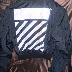 Off-White Black Bomber Jacket